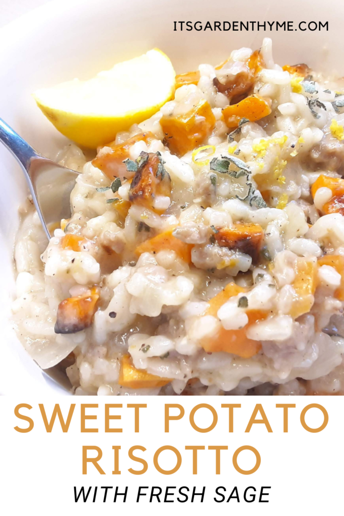 sweet potato risotto -